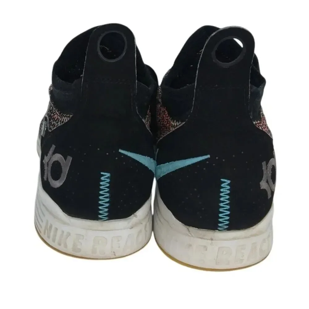 NIKE ZOOM XI Kevin Durant Kids Gray/Black React Sneakers - Size: 6 1/2Y